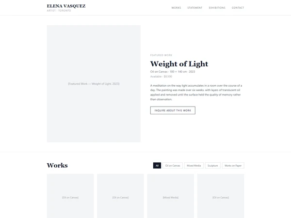 Non-profit community website template thumbnail